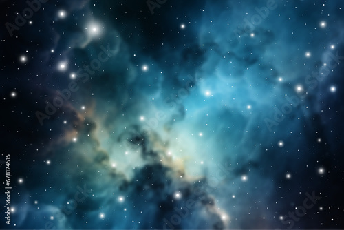 Outer space futuristic background with cosmos and sky. Cosmic background. Universe background. Galaxy vector art.