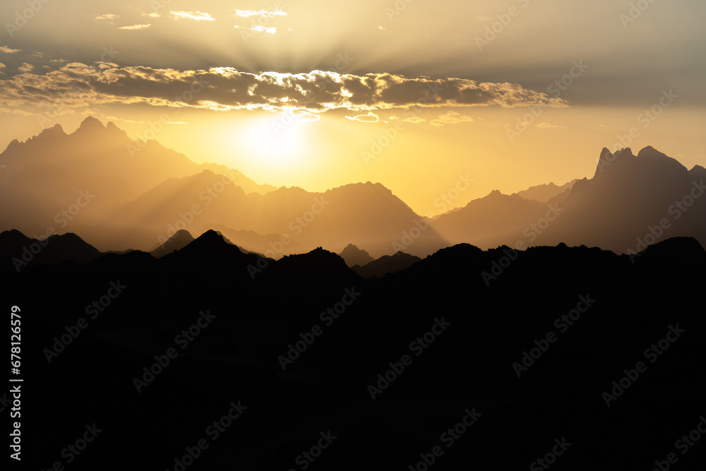New day at the top of the mountains New day at the top of the mountains