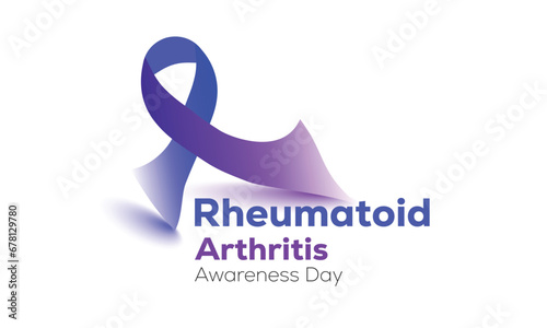 Rheumatoid arthritis awareness day. background, banner, card, poster, template. Vector illustration.