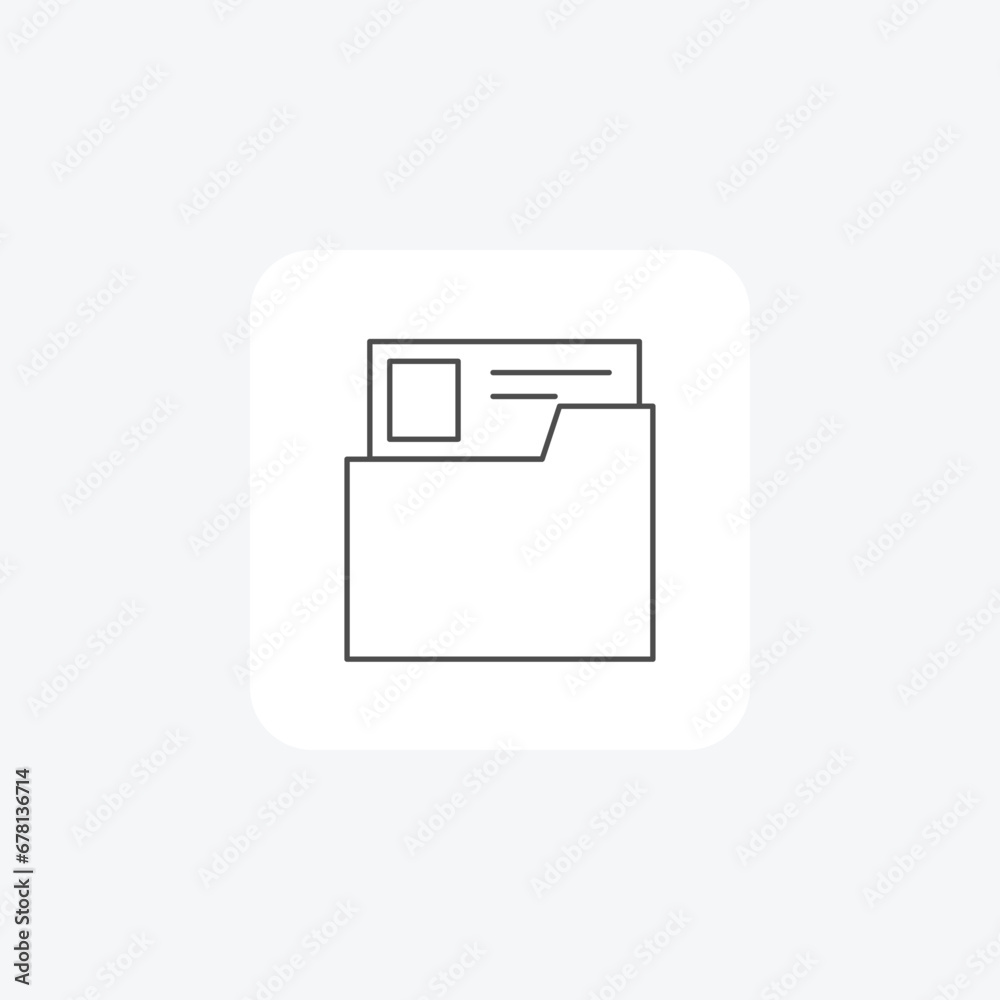 Onedrive Folder Landscape thin line Icon isolated on white background vector illustration Pixel perfect
Onedrive Folder Landscape thin line Icon isolated on white background vector illustration Pixel perfect