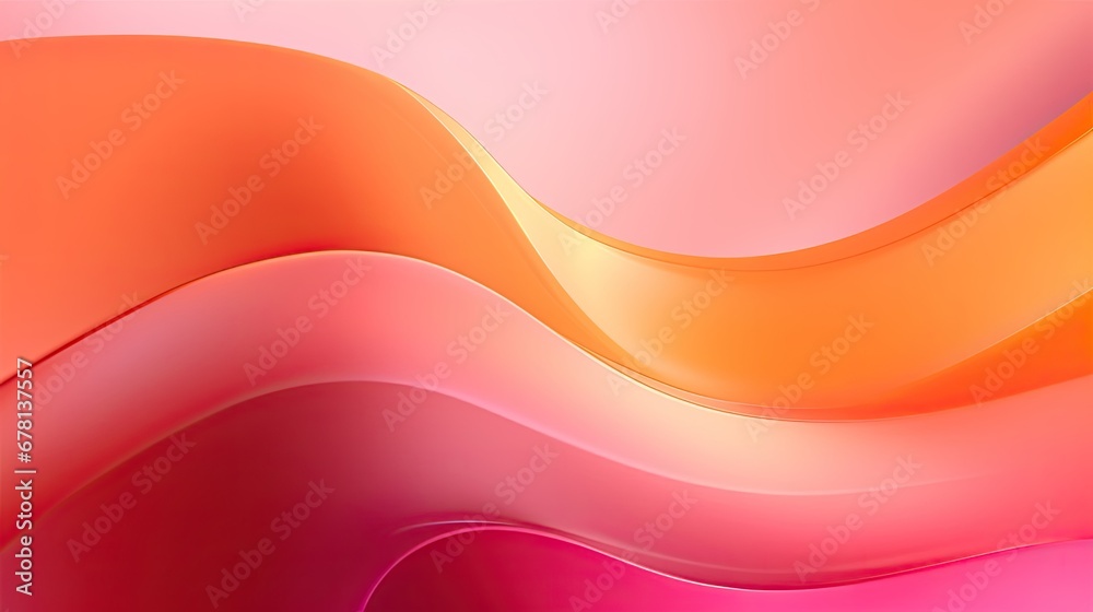 Blend pink with orange background. Suitable for cosmetic products. Luxurious and smooth impression.