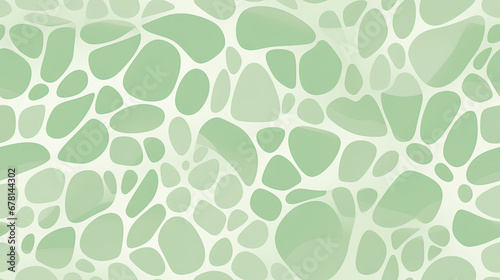 Cell structure illustration in green. Minimalist texture