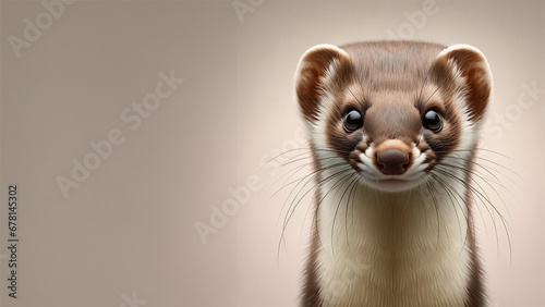 イタチ weasel Generative AI photo