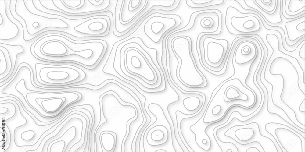 Topographic map in contour line light topographic topo contour map and ocean topographic line map with curvy wave isolines vector and Topographic map background concept.