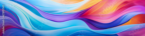 Colorful abstract background of multicolored acrylic paint.
