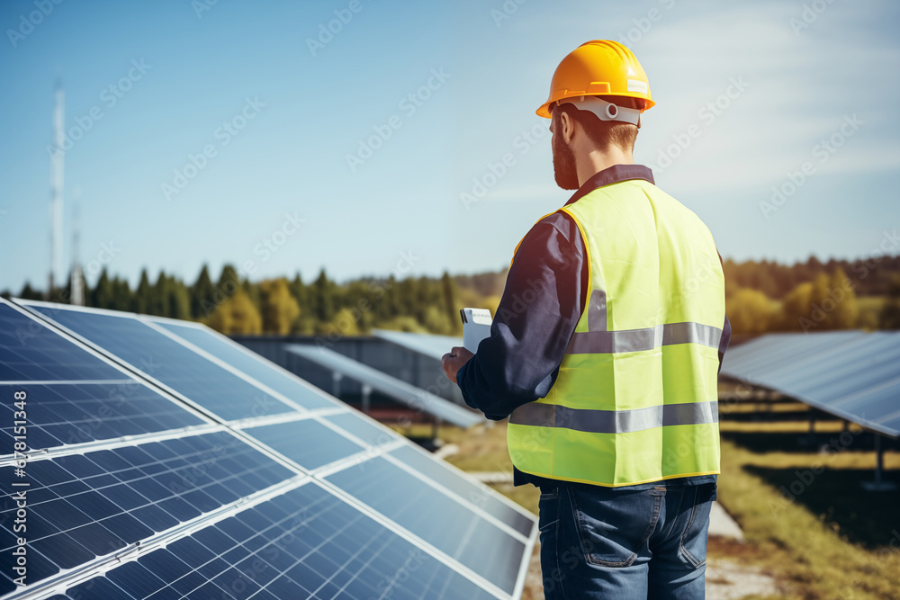 workers install solar panels workers install solar panels