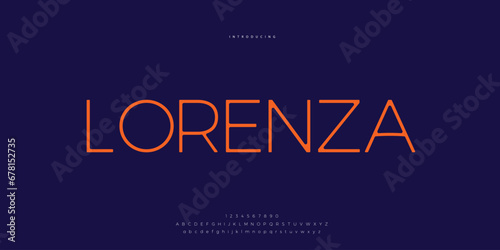 Elegant Font Uppercase Lowercase and Number. Classic Lettering Minimal Fashion Designs. Typography modern san Sanserif fonts regular decorative vintage concept. vector illustration
