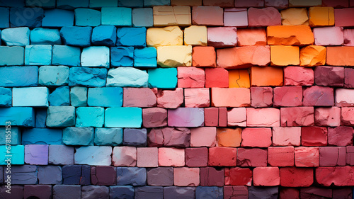 abstract background of colorful mosaic