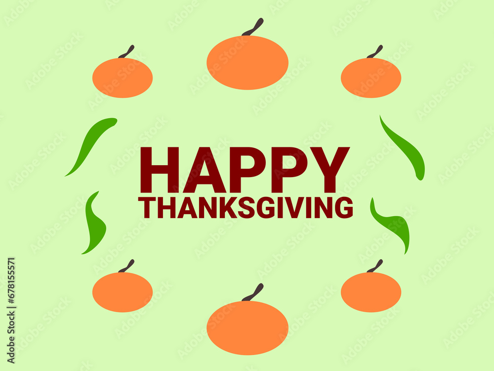 flat design happy Thanksgiving vector illustration flat design happy Thanksgiving vector illustration
