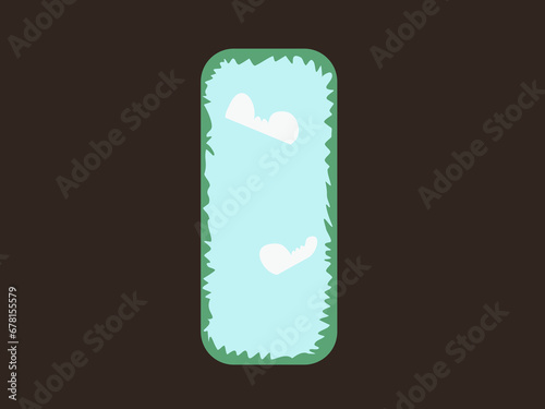 flat design graveyard vector illustration