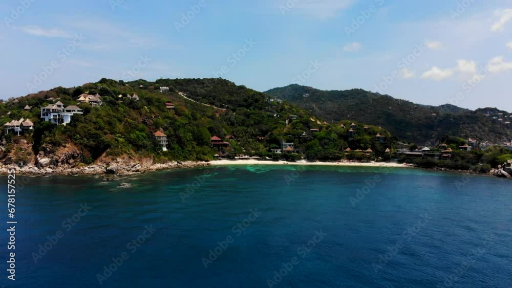 Aerial view of Sai Daeng beach. Koh Tao. Chumphon archipelago. Thailand Aerial view of Sai Daeng beach. Koh Tao. Chumphon archipelago. Thailand