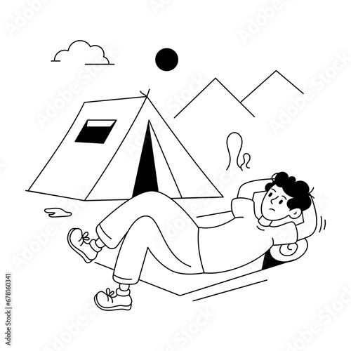 Solo Camping 