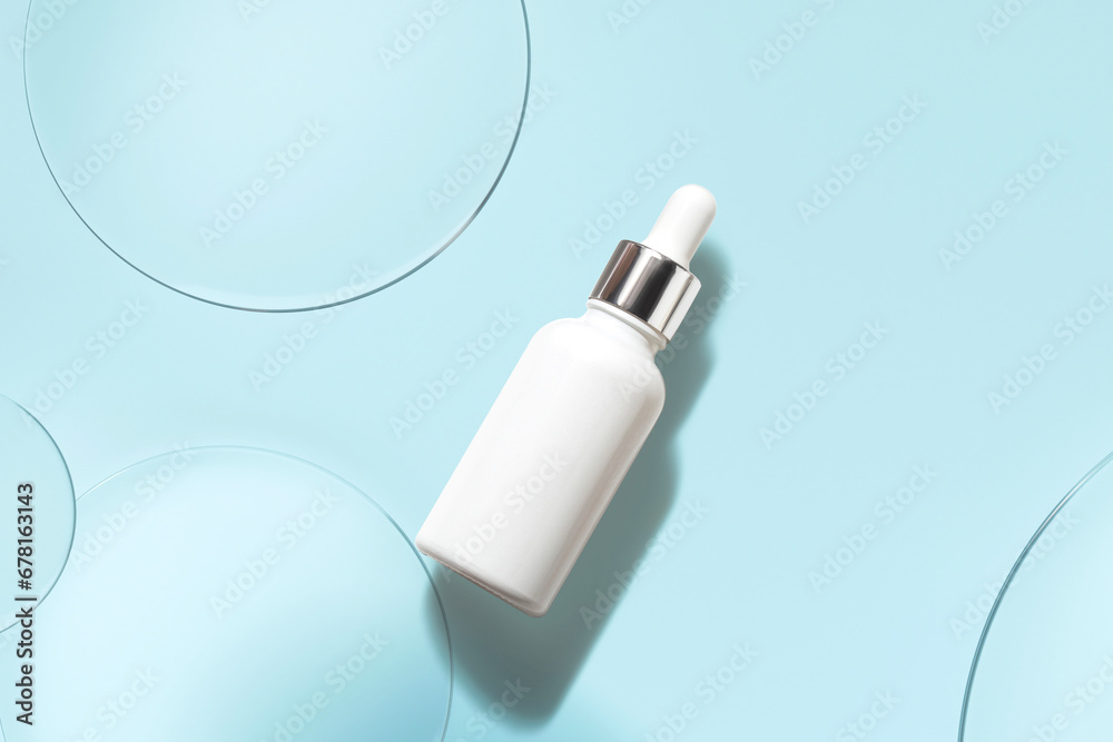 liquid aqua serum lotion dropper of beauty cosmetic skincare, product branding on white background liquid aqua serum lotion dropper of beauty cosmetic skincare, product branding on white background