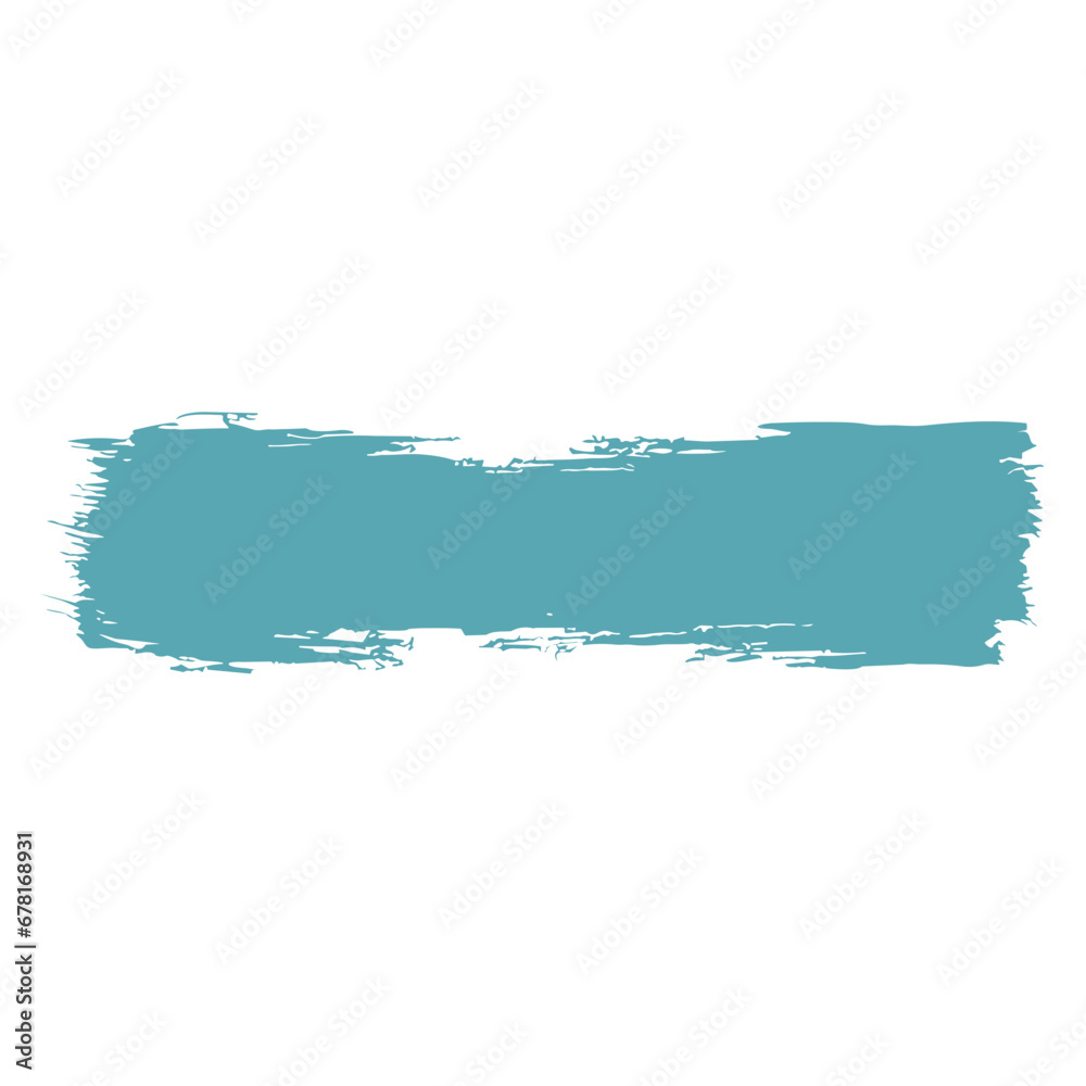 Brush strokes and vector paintbrush set decoration