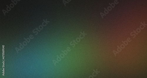 dark black blue green orange , grainy noise grungy empty space , spray texture color gradient shine bright light and glow rough abstract retro vibe background template