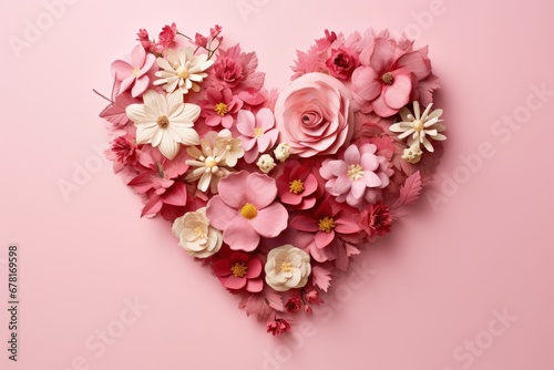 Heart-shaped Floral Arrangement for Mother's Day