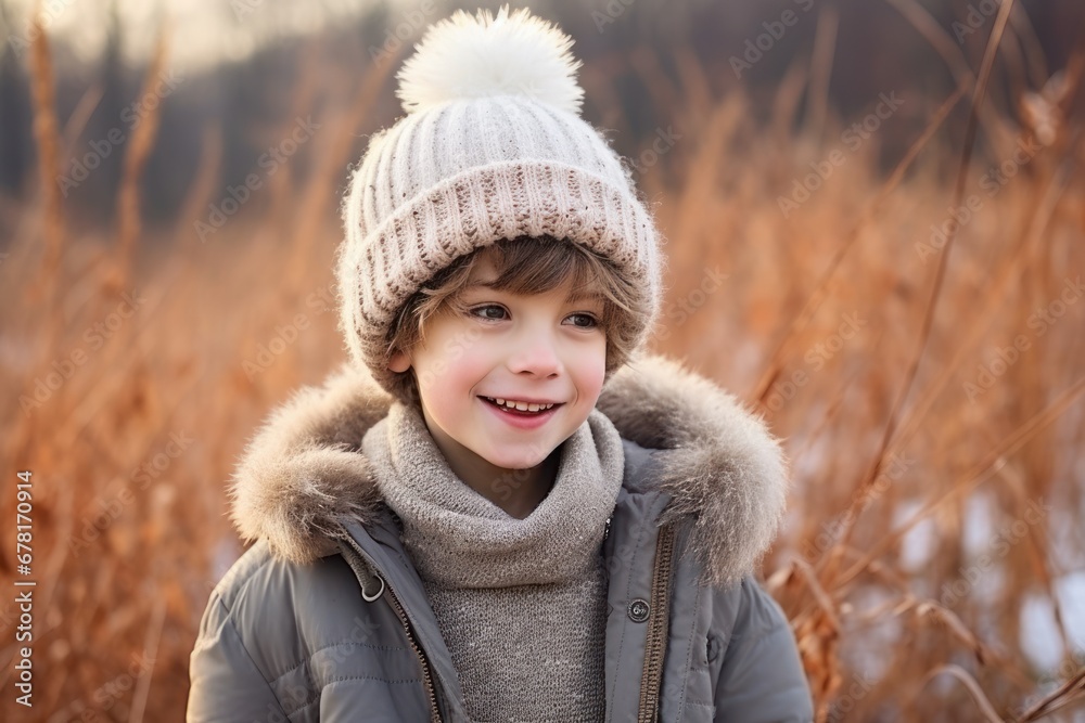 a cute boy with frosty breath in the crisp winter air a cute boy with frosty breath in the crisp winter air