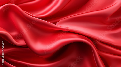 Abstract red background. Fabric background