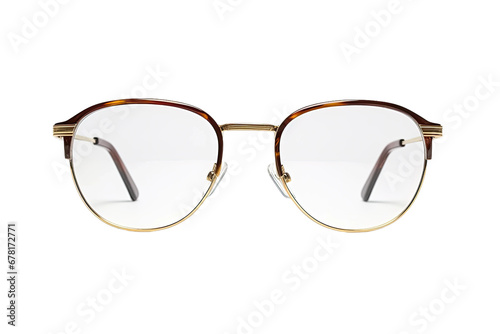 Illustration of Eyeglasses on Transparent Background, PNG, Generative Ai