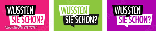 Wussten Sie schon?	