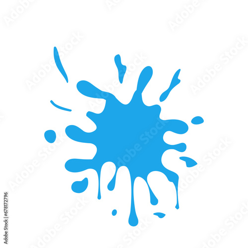 blue vector illustration water splash