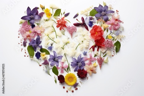 Vibrant Heart-Shaped Flower Arrangement for Mother's Day