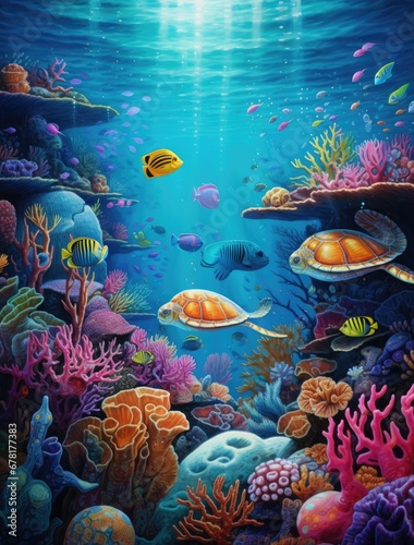 Sea Underground Background
