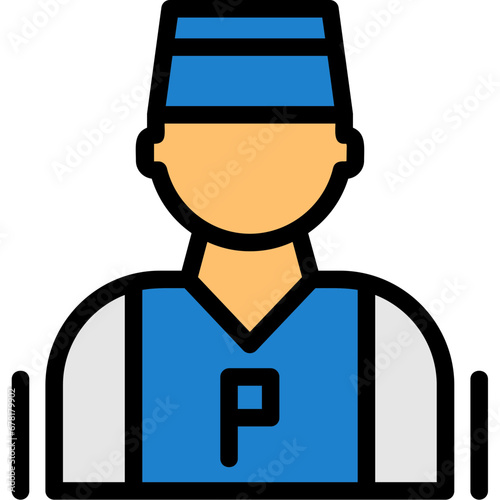 Parking attendant Icon