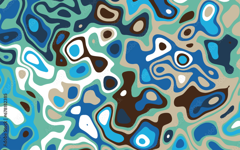 Multicolor topography style papercut background. Multicolor topography style papercut background.