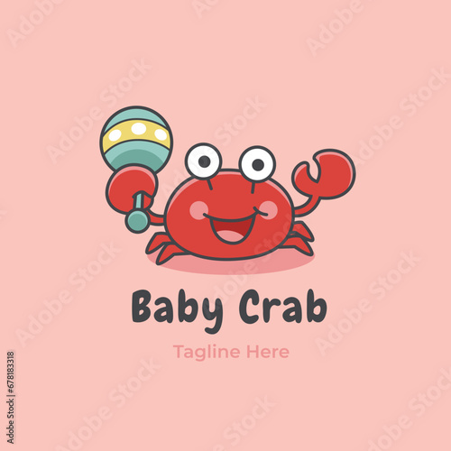 Baby Crab logo, baby store and baby shop