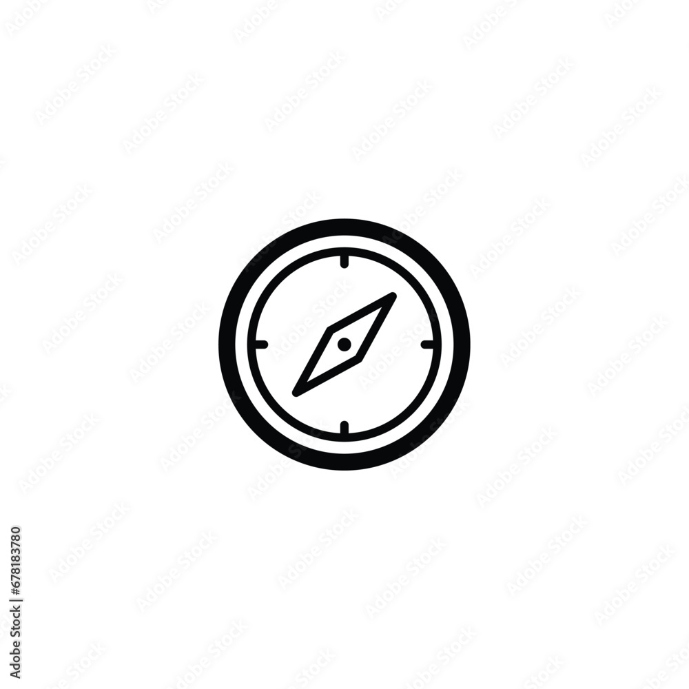 Compass icon vector Compass icon vector