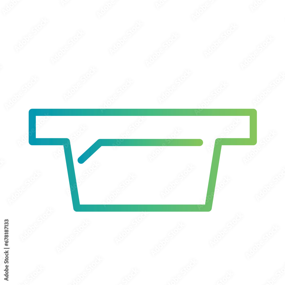 Pocket Pouch Wallet Gradient Outline Icon Pocket Pouch Wallet Gradient Outline Icon