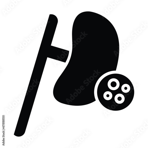Blood, checkup, nitrogen icon