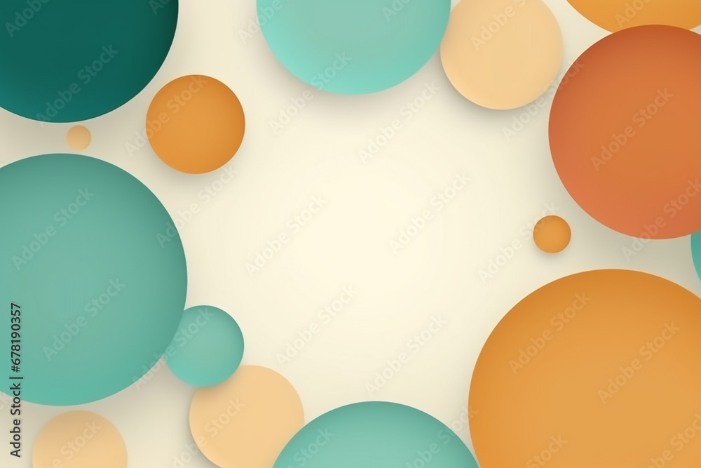 Abstract of circle, line, and geometry element design for technology or business background Abstract of circle, line, and geometry element design for technology or business background