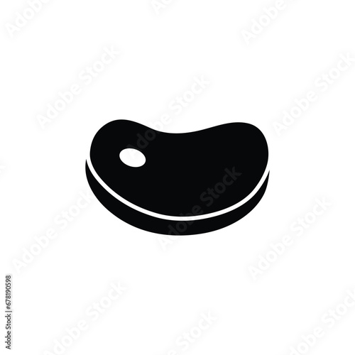 meat icon vector food sign