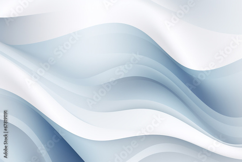 Abstract Waves: Modern Luxury Texture in Warm Gray & Glacier Blue - Vector Background Illustration for Design & Creative Projects