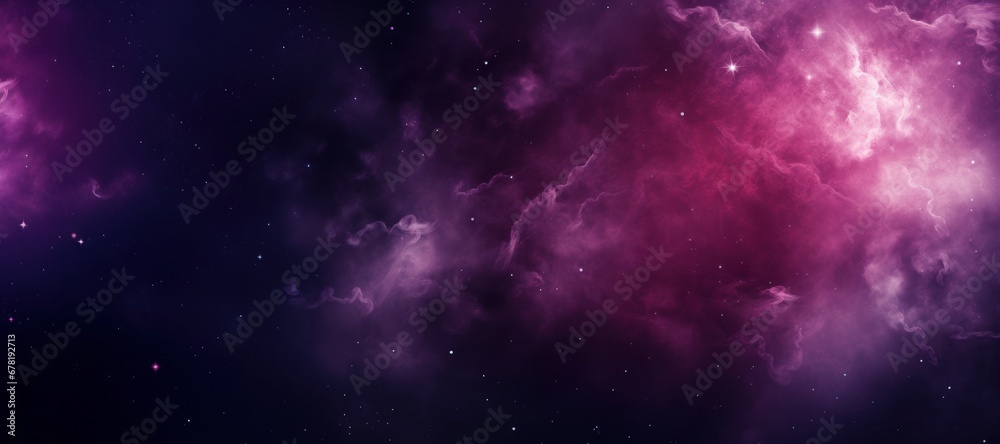 Fototapeta premium Purple blue dust particles background. Star, galaxy, space, cloud