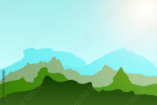 mountain landscapes background © AinStory