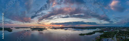 Islands of Raahe at summertime  Finland