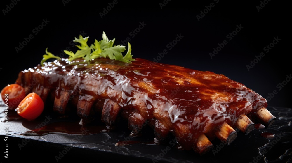 BBQ Ribs ready to eat