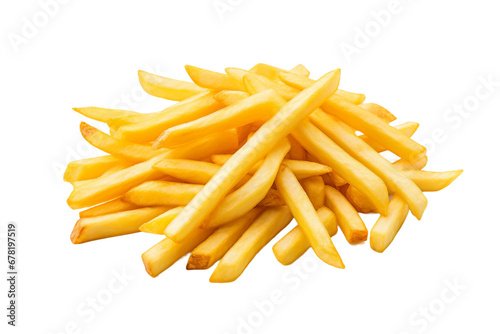 French Fries on a transparent background