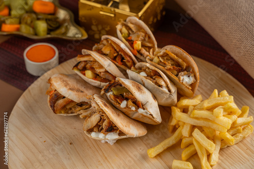 Shawarma sandwich