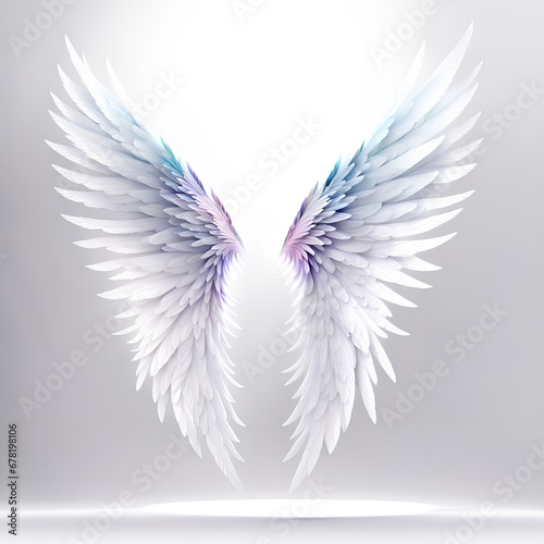 Transparent background angel wings, fantasy wings