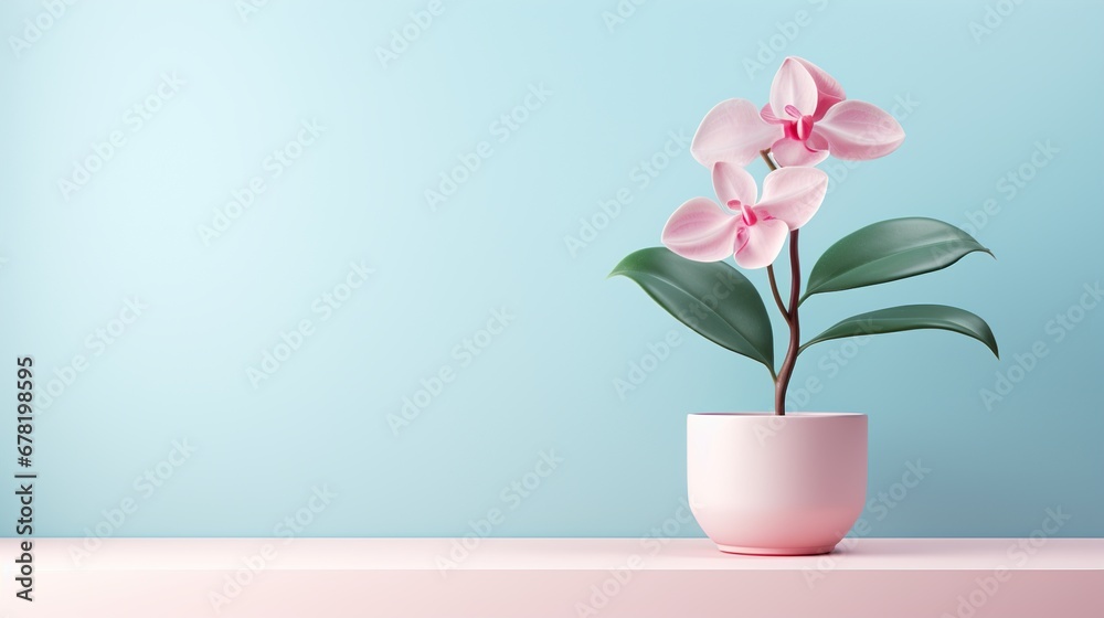 Pastel Elegance in DIY Plant Decor AI Generative