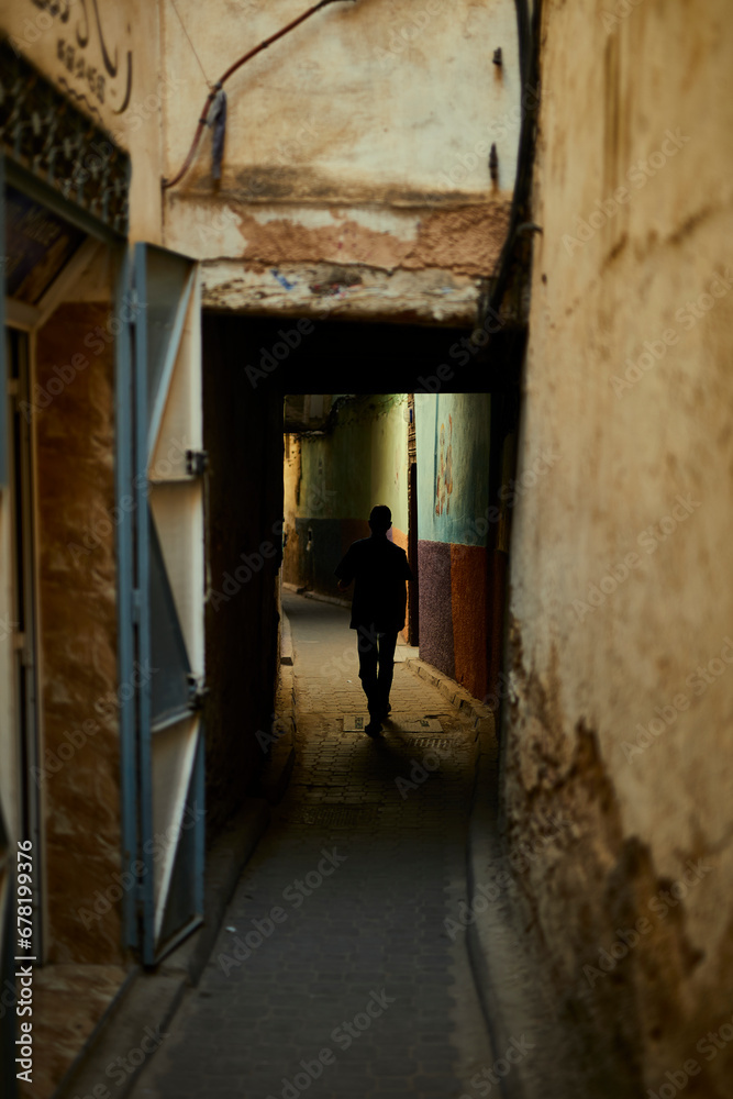 Medina Alley in Fez, Morocco