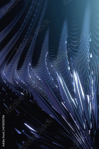 abstract future technology background, 3d illustration