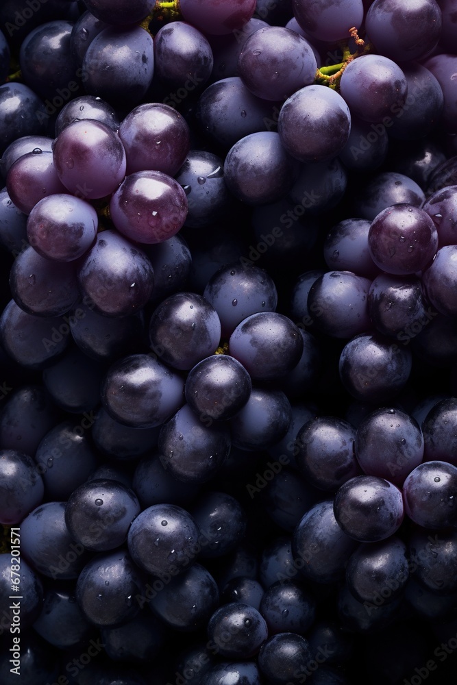 Extreme full frame close up of grapes.