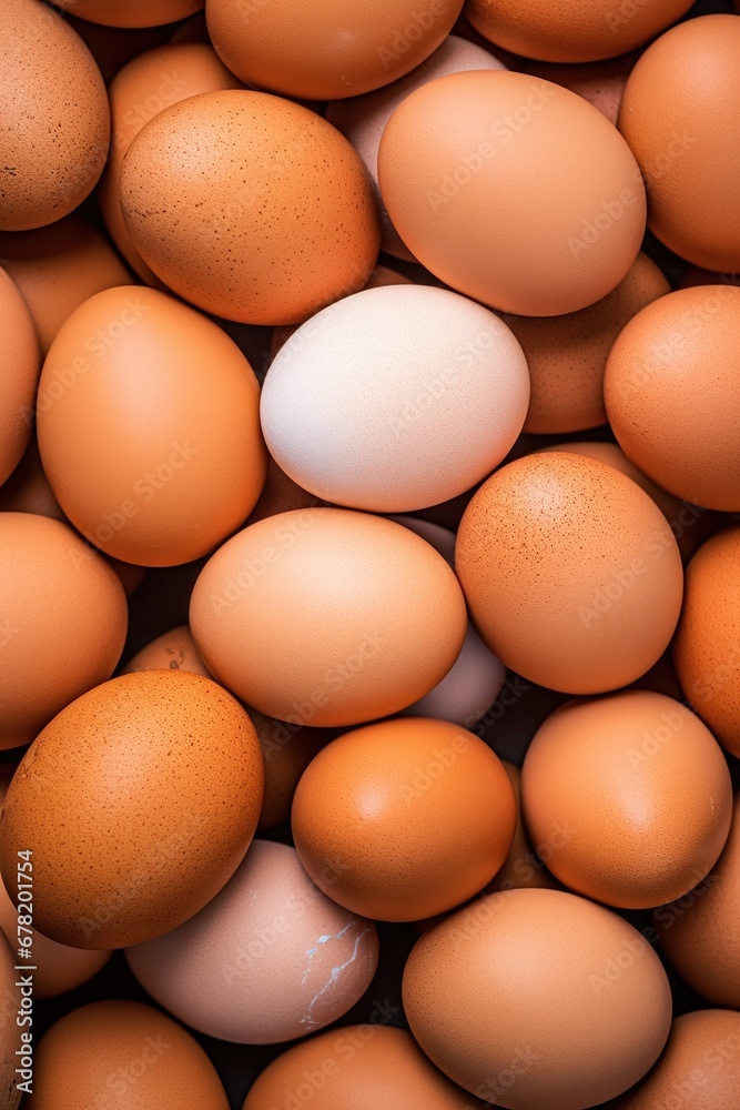 Overhead view full frame close up view of eggs. Overhead view full frame close up view of eggs.