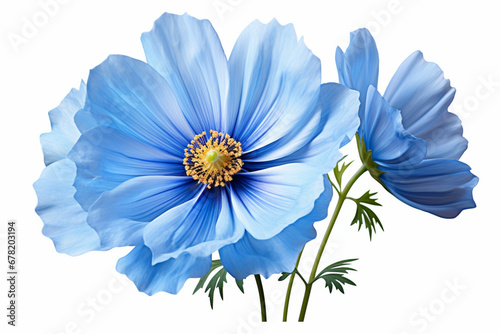 blue flower isolated on white background #678203194