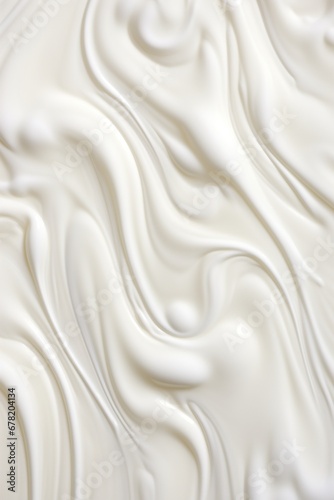 Overhead view full frame close up view of full cream.